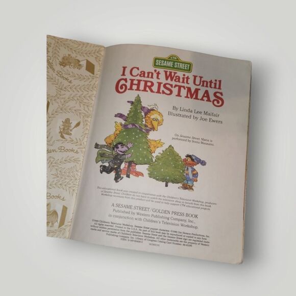 Little Golden Books: I Can't Wait Until Christmas (1989, hardcover) - Picture 4 of 8